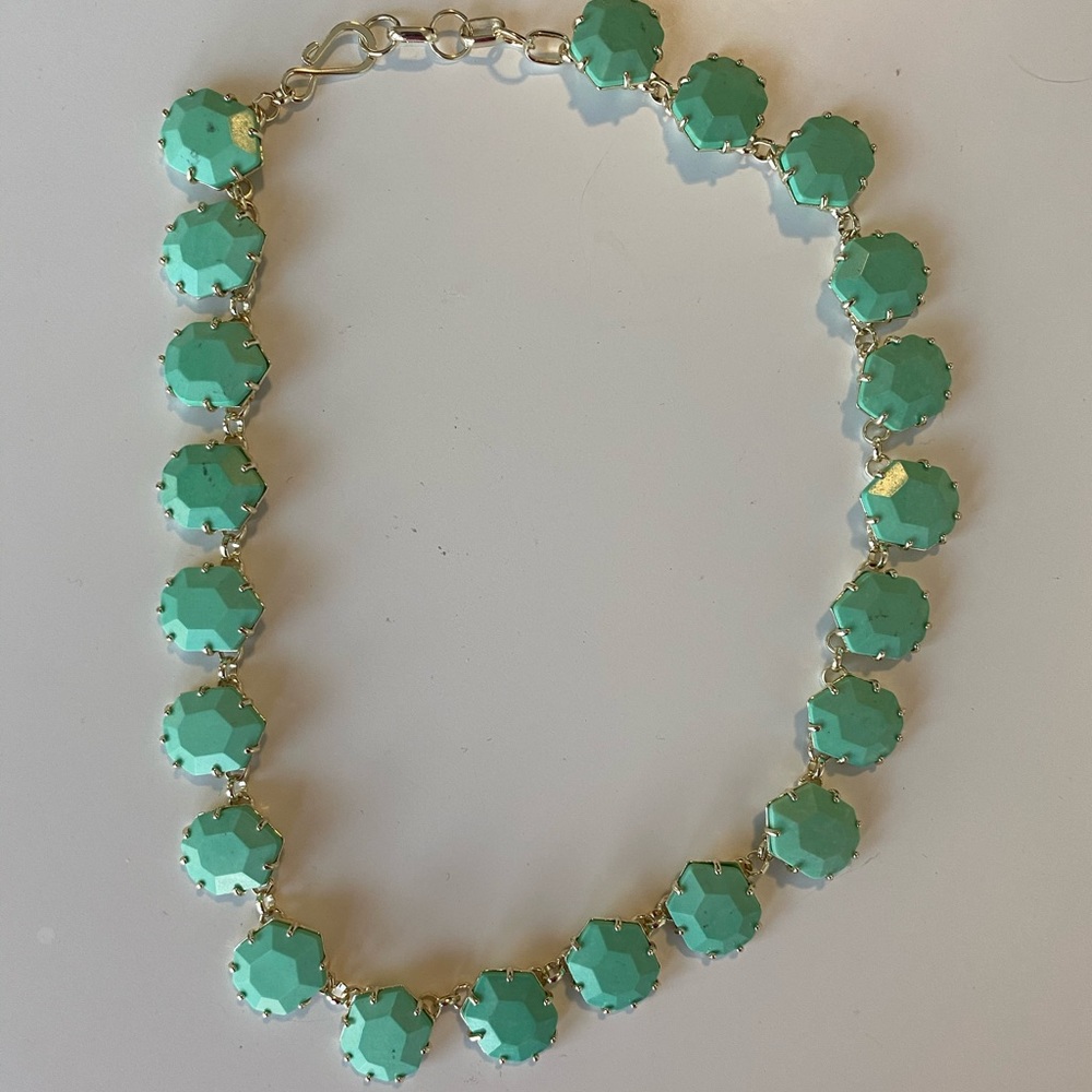 RARE Kendra Scott Mint Sam Necklace